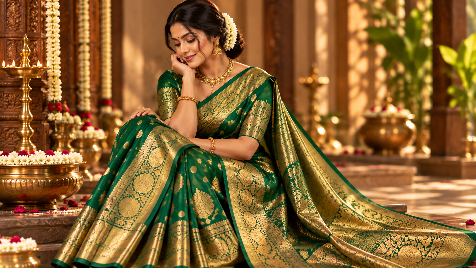 Traditional silk saree collection